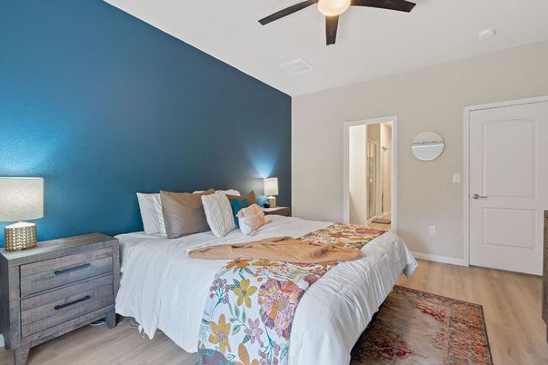 Bedroom, Interior, Wood Texture Flooring