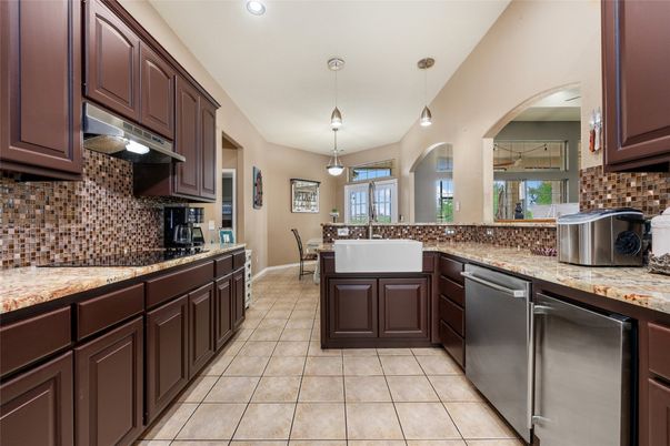 Dining room, Interior, Kitchen, Pendant Lights, Recessed Lighting