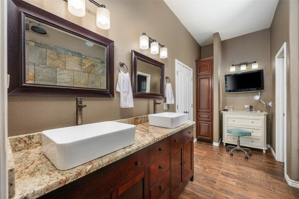 Bathroom, Interior, Wood Texture Flooring