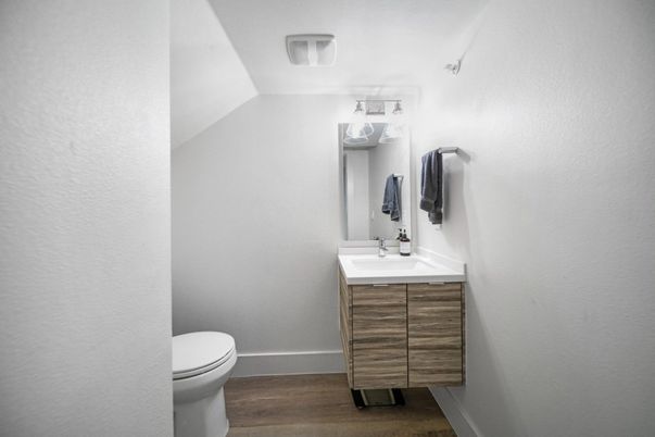 Bathroom, Interior, Wood Texture Flooring