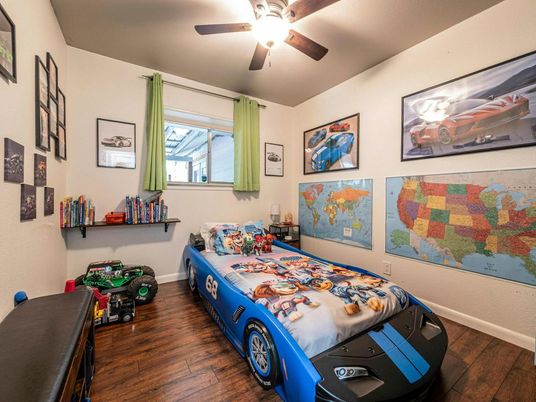 Bedroom, Interior, Wood Texture Flooring