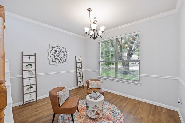 Chandelier, Interior, Wood Texture Flooring