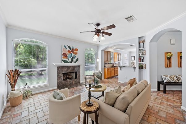 Fireplace, Interior, Living room