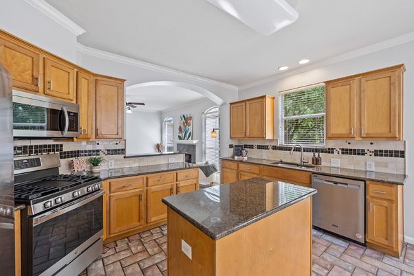 Interior, Kitchen, Recessed Lighting, Stainless Steel Appliances