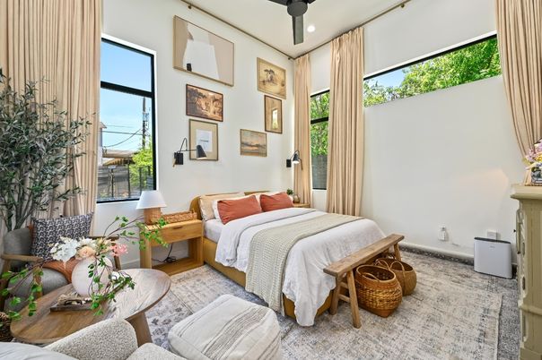 Bedroom, Interior, Recessed Lighting