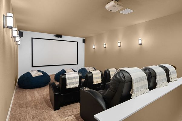 Interior, Projection Screen, Theatre Room