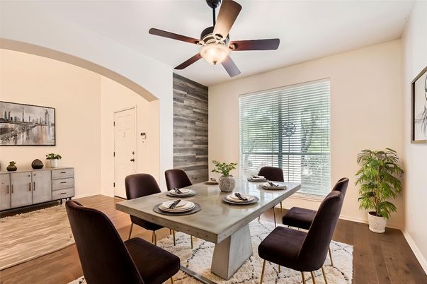 Home Office, Interior, Wood Texture Flooring, Wooden Walls
