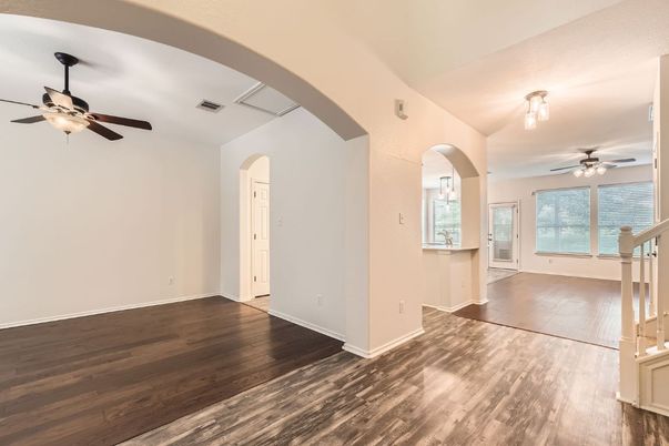 Empty room, Interior, Wood Texture Flooring
