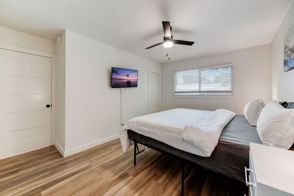 Bedroom, Interior, Wood Texture Flooring
