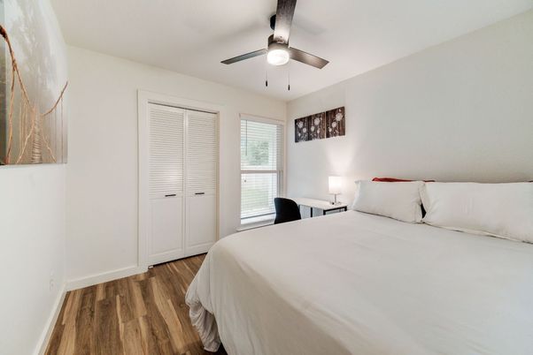 Bedroom, Interior, Wood Texture Flooring