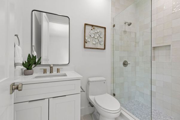 Bathroom, Glass Shower, Interior
