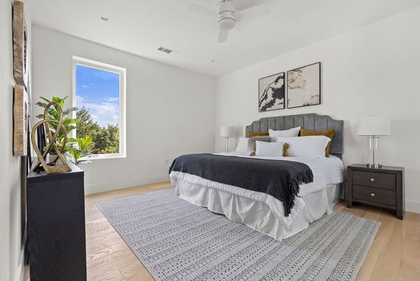 Bedroom, Interior, Wood Texture Flooring