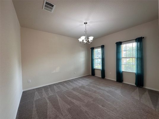 Chandelier, Empty room, Interior