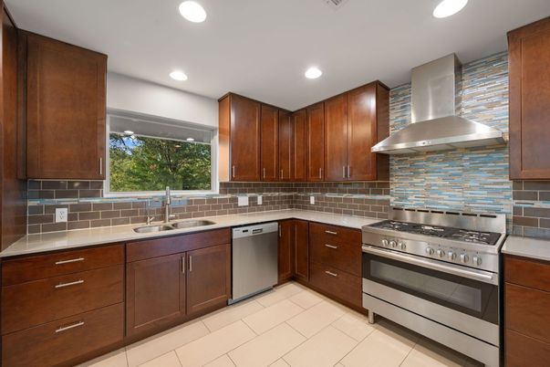 Interior, Kitchen, Recessed Lighting, Stainless Steel Appliances