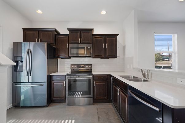 Interior, Kitchen, Recessed Lighting, Stainless Steel Appliances