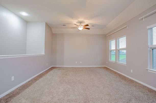 Empty room, Interior, Recessed Lighting