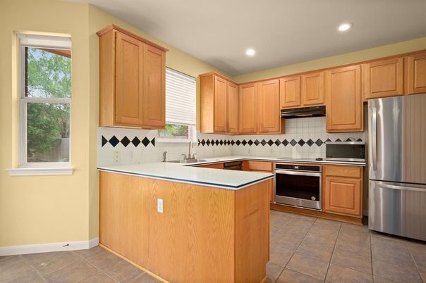 Interior, Kitchen, Recessed Lighting, Stainless Steel Appliances