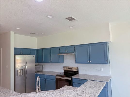 Interior, Kitchen, Recessed Lighting, Stainless Steel Appliances