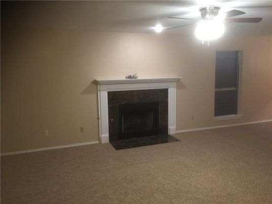 Empty room, Fireplace, Interior