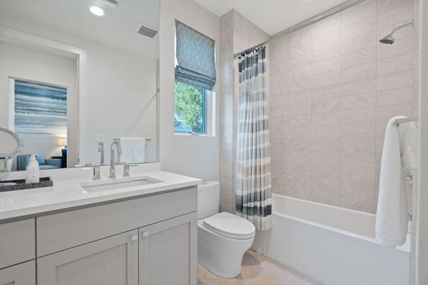 Bathroom, Interior, Recessed Lighting