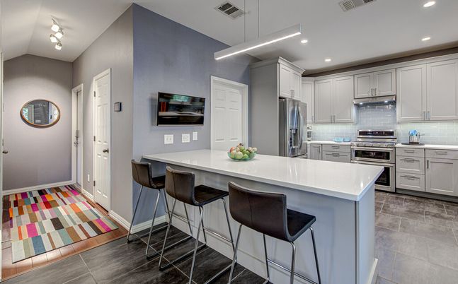 Interior, Kitchen, Recessed Lighting, Stainless Steel Appliances
