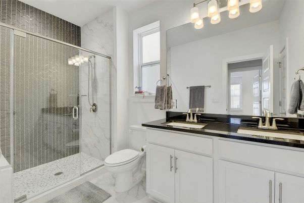 Bathroom, Glass Shower, Interior, Marble, Marble Walls