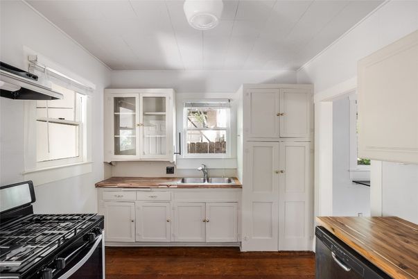 Interior, Kitchen, Wood Texture Flooring