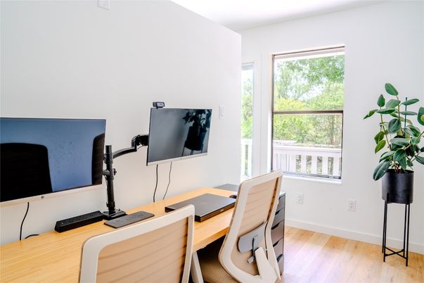 Home Office, Interior, Wood Texture Flooring