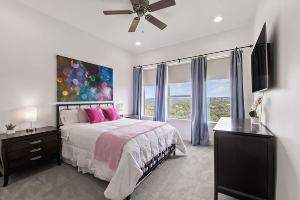 Bedroom, Interior, Recessed Lighting