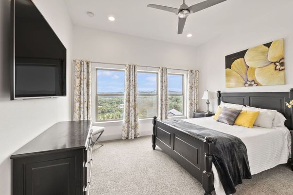 Bedroom, Interior, Recessed Lighting