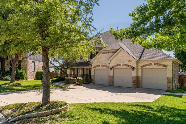 Attached, Detached Garage, Exterior, Facade, Brick Facade, French Provincial