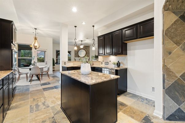 Dining room, Interior, Kitchen, Pendant Lights, Recessed Lighting