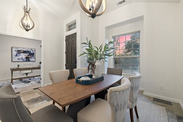 Dining room, Interior, Pendant Lights