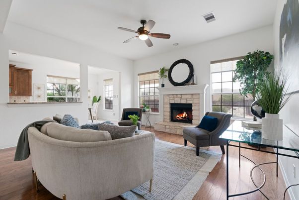 Fireplace, Interior, Living room, Wood Texture Flooring