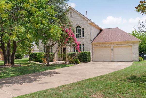 Attached, Backyard, Exterior, Facade, Brick Traditional