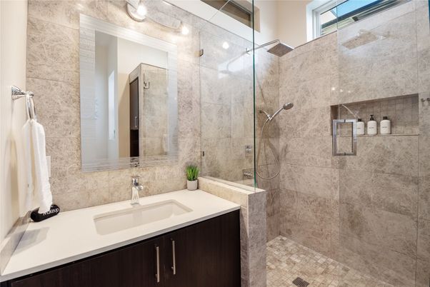 Bathroom, Glass Shower, Interior