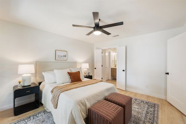 Bedroom, Interior, Wood Texture Flooring