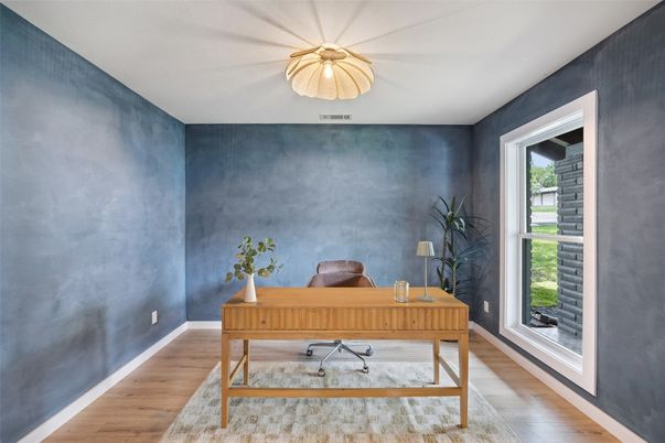 Home Office, Interior, Wood Texture Flooring