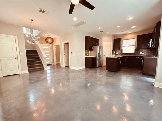 Interior, Kitchen, Pendant Lights, Recessed Lighting