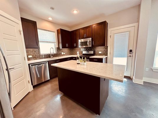 Interior, Kitchen, Recessed Lighting, Stainless Steel Appliances
