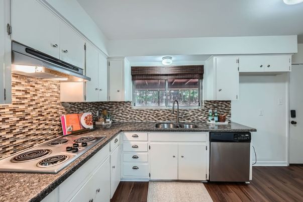 Interior, Kitchen, Wood Texture Flooring