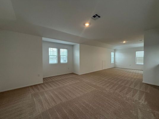 Empty room, Interior, Recessed Lighting