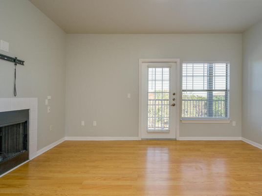 Empty room, Fireplace, Interior, Wood Texture Flooring