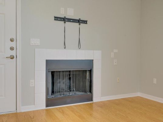 Fireplace, Interior, Wood Texture Flooring