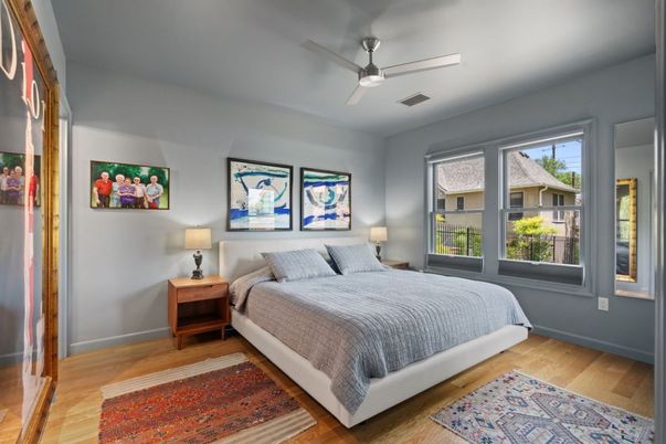 Bedroom, Interior, Wood Texture Flooring