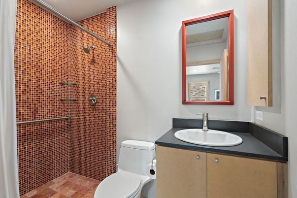 Bathroom, Glass Shower, Interior
