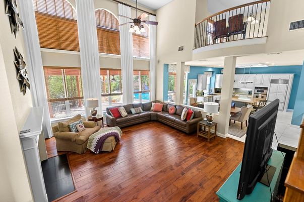 Dining room, Interior, Kitchen, Living room, Wood Texture Flooring