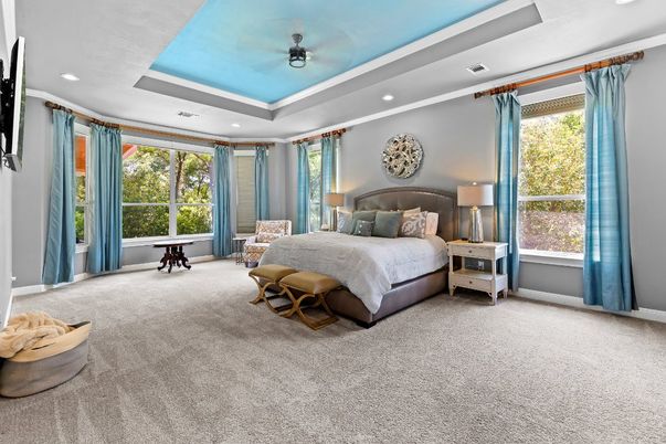 Bedroom, Interior, Recessed Lighting