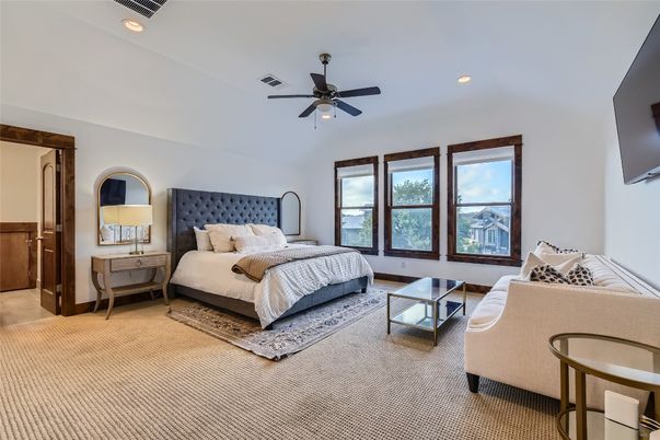 Bedroom, Interior, Recessed Lighting