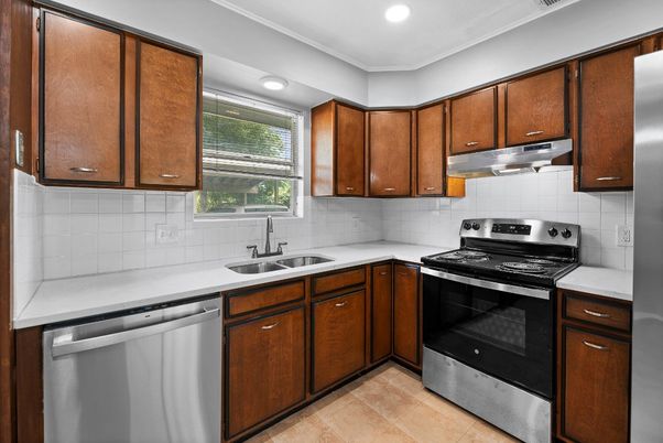 Interior, Kitchen, Recessed Lighting, Stainless Steel Appliances